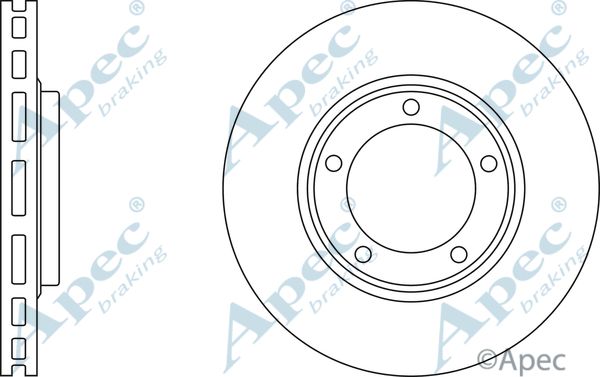 APEC BRAKING Bremžu diski DSK2406